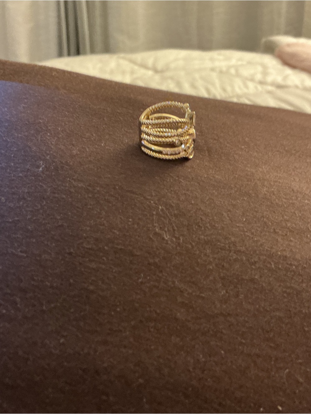 Sterling Silver Multi-Row Stackable Ring in Silver - Picture 3 of 5